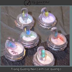 Tráng gương nail ánh cực quang