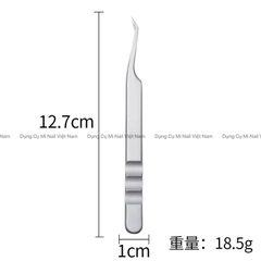 Nhíp nối mi Manhua Douyin chuẩn, phù hợp kỹ thuật Classic, Volume, Nhíp nối mi chuyên nghiệp bằng thép không gỉ, đầu cong chuẩn xác, gắp fan dễ – tách mi chuẩn,