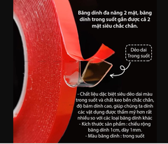 Băng keo 2 mặt Silicon đỏ tạo fan volume, đính móng Nail ( trong hộp móng úp, đính móng úp )
