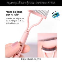 Lược Chải Lông Mi, lược chải giúp làm mượt mascara, cong lông mi hơn
