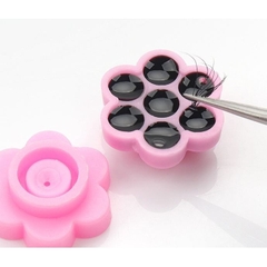 Nút đựng keo nối mi hoa đào ( đựng được mực phun xăm)
