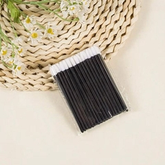 Tăm tháo mi loại đầu to, cọ son môi túi 50 cây (dụng cụ nối mi)