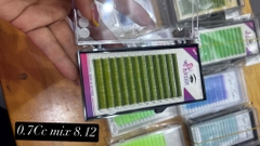 LÔNG MI TONE MÀU XANH CÁC LOẠI- COLOR LASH COLLECTION