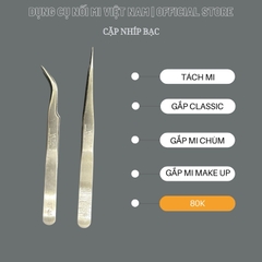 Các loại nhíp classic, nhíp tách, nhíp gắp mi chùm, nhíp mi makeup