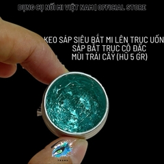 Keo Sáp siêu bắt mi lên trục uốn ( glue Balm ), gel sáp bắt trục cô đặc mùi trái cây 5gram