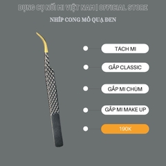 Các loại nhíp classic, nhíp tách, nhíp gắp mi chùm, nhíp mi makeup