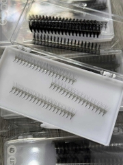 Fan dây 12d, lông mi fan sẵn 12D siêu đều, siêu nhẹ | Fan sẵn tiết kiệm thời gian - dụng cụ nối mi