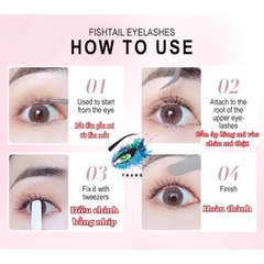 Mi makeup Anine và chùm ngang So Le  (Mi Chữ A (  mi nối thì đổi keo dán make up thành keo nối mi nha mọi người )