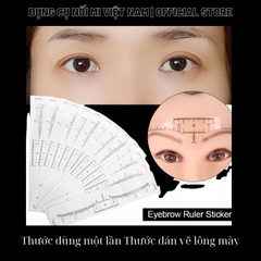 Thước dán vẽ chân mày (10 tấm)
