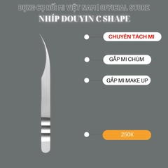 Các loại nhíp classic, nhíp tách, nhíp gắp mi chùm, nhíp mi makeup