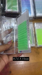 LÔNG MI TONE MÀU XANH CÁC LOẠI- COLOR LASH COLLECTION