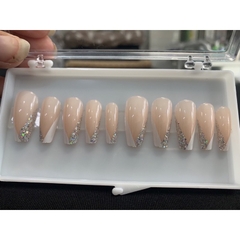Hộp/ Khay đựng móng úp hộp dài quy cách 11,5cmx 5,5cm ( hộp đựng được lông mi, Flash sale giá cực tốt )