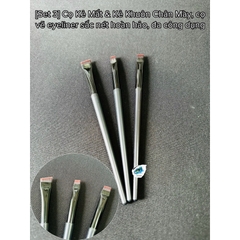 {Set 3} Cọ nhuộm mày, làm Brow Lamination, Kẻ Mắt & Kẻ Khuôn Chân Mày, cọ vẽ eyeliner sắc nét hoàn hảo, cọ đa công dụng