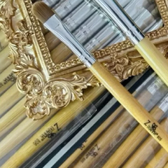 Cọ chùi phen móng - Cọ chùi khoé móng 805 cán nâu