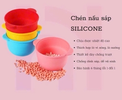 Combo Nồi Nấu Sáp Wax Lông Chống Dính + 100gr Sáp Cao Cấp + 5 Que Gỗ HY WAXING 1090