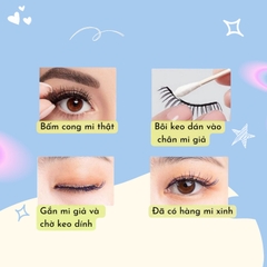 Keo Dán Mi Trong Suốt, Keo Dán Kim Tuyến Gilter Make Up Eyelash Adhesive