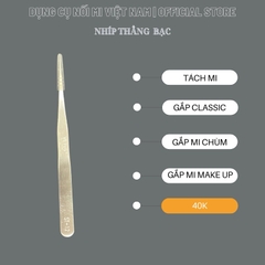 Các loại nhíp classic, nhíp tách, nhíp gắp mi chùm, nhíp mi makeup