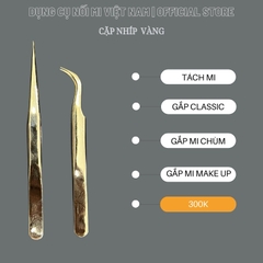 Các loại nhíp classic, nhíp tách, nhíp gắp mi chùm, nhíp mi makeup