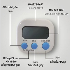 Đồng Hồ Bấm Giờ Hẹn Giờ khi uốn mi, định hình mày, browlamination,...