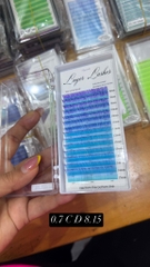 LÔNG MI TONE MÀU XANH CÁC LOẠI- COLOR LASH COLLECTION