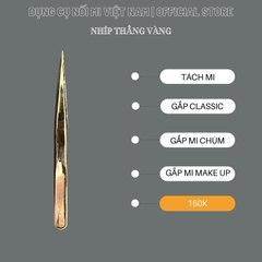 Các loại nhíp classic, nhíp tách, nhíp gắp mi chùm, nhíp mi makeup