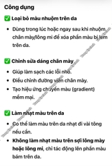 Bronsun Dye Remover – dung dịch xóa bớt màu nhuộm trên da trong quá trình nhuộm chân mày hoặc lông mi