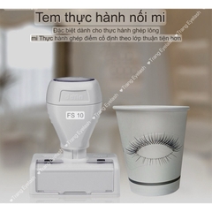 Con dấu để luyện tập nối mi, nối mi douyin, nối mi 1 nhíp, dạy học viên, phân chia tầng mi