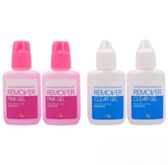 Gel tháo mi xanh và hồng, remover clear gel (dụng cụ nối mi)