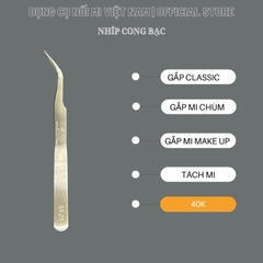 Các loại nhíp classic, nhíp tách, nhíp gắp mi chùm, nhíp mi makeup