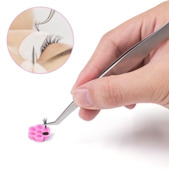 Nút đựng keo nối mi hoa đào ( đựng được mực phun xăm)
