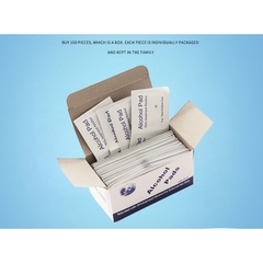 Set 5 Miếng alcohal pad vệ sinh bề mặt móng, lau móng tay, chân, lau màn hình