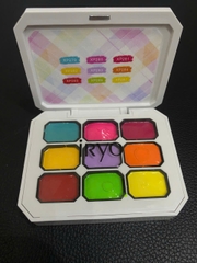 Set gel dặm Ombre, gel đặc vẽ nổi, màu sắc tráng gương siêu sáng