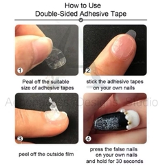 ￼Miếng dán móng silicon nail, vỉ dán móng silicon ( có móng tay và móng chân )