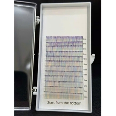 Lông Mi Màu Ombre Mix Size và các mẫu lông mi UV (Phát Quang) Dùng Nối Mi