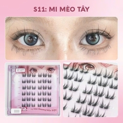 Lông mi makeup tự dính có keo sẵn ở chân mi,lông mi mềm