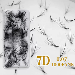 Lông mi Wispy Fan Sẵn 7D