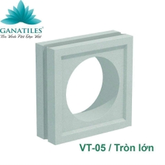Gạch bông lá VT05 tròn lớn