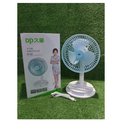 QUẠT SẠC ĐỂ BÀN CÓ ĐÈN LED ĐA NĂNG DP 7627