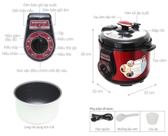 Nồi áp suất điện đa năng Sunhouse SHD1552