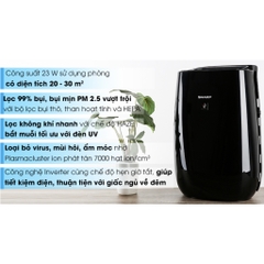 Máy lọc không khí Sharp FP-JM40V-B,hàng mới chính hãng, bảo hành 1 năm, chức năng bắt muỗi