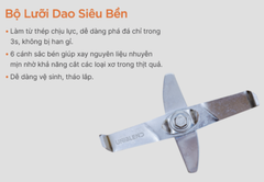 Máy xay sinh tố công nghiệp Uniblend UB-712 - KHÔNG KÈM NẮP CHỐNG ỒN