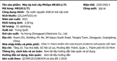 Máy ép trái cây Philips HR1811