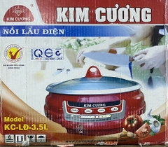Nồi lẩu điện Kim Cương KCLĐ3.5l