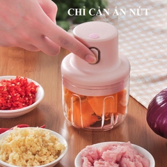 MÁY XAY TỎI PIN ĐA NĂNG 250ML