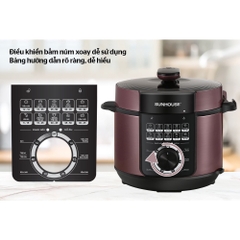Nồi áp suất điện Sunhouse SHD1657 6 lít