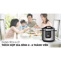 Nồi áp suất điện Philips HD2137/65 6 lít