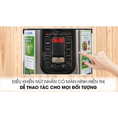 Nồi áp suất điện Philips HD2137/65 6 lít