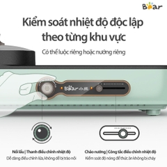 Bếp lẩu nướng đa năng Bear DKL-C15G1