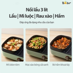 Bếp lẩu nướng đa năng Bear DKL-C15G1