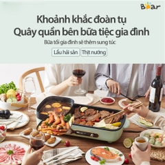 Bếp lẩu nướng đa năng Bear DKL-C15G1